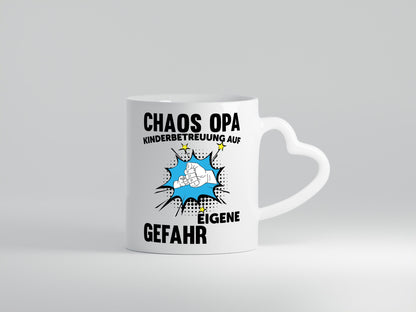 Chaos Opa | Kinderbetreung auf eigene Gefahr lustig Familie Geschenkidee