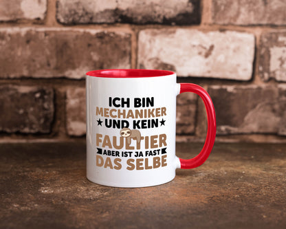 Ich bin kein Faultier: Mechaniker | KFZ Werkstatt Humor Tierliebhaber