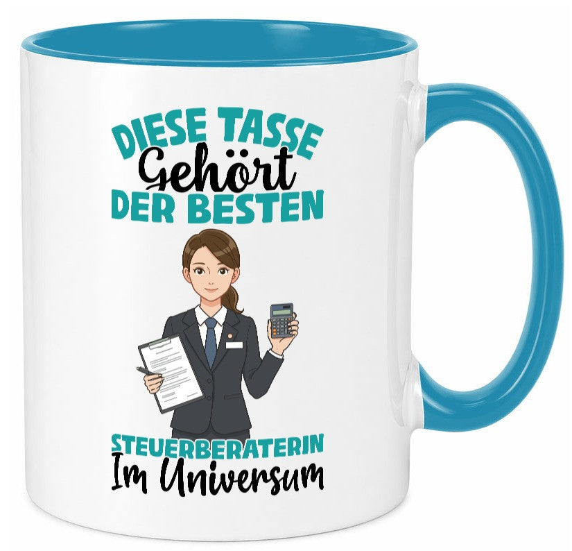 Im Universum: Steuerberaterin | Steuer Beratung Geschenkidee Humor Tasse