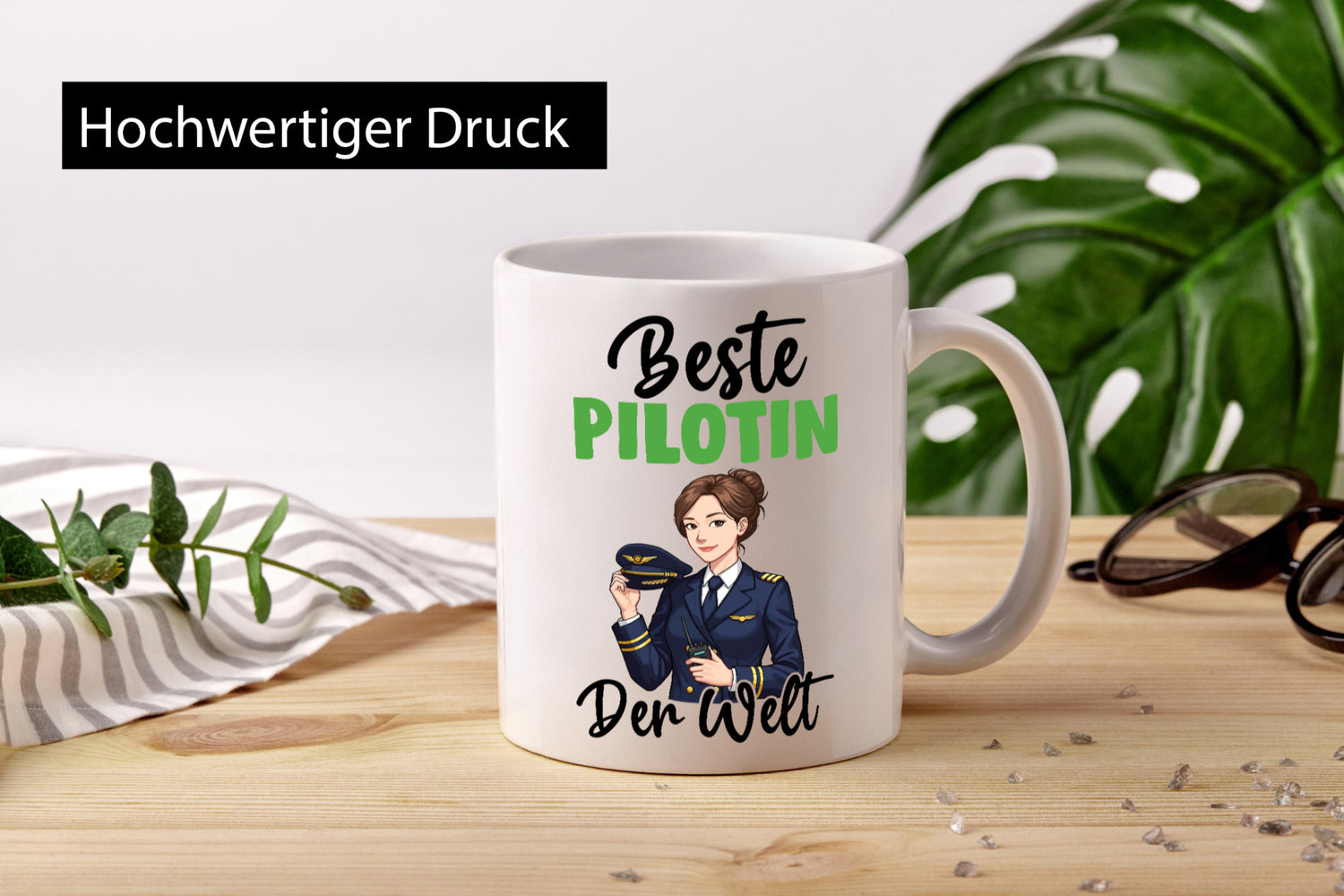 Beste Pilotin | Definition Piloten v2 Geschenkidee Humor Tasse