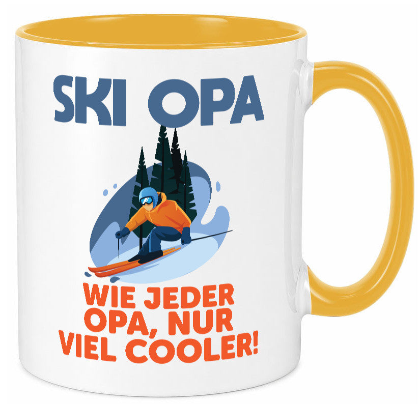 Ski Opa, normal, nur cooler | Skifahrer Bäume Schnee Geschenkidee Familie Humor