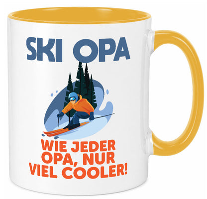 Ski Opa, normal, nur cooler | Skifahrer Bäume Schnee Geschenkidee Familie Humor