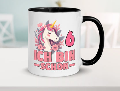 6. Geburtstag | 6 Jahre Einhorn bin schon Mädchen Geschenk Geschenkidee