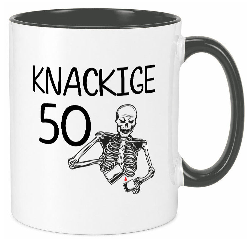 50. Geburtstag | Alt Knackig und Geschenk Geschenkidee lustiger Spruch Tasse