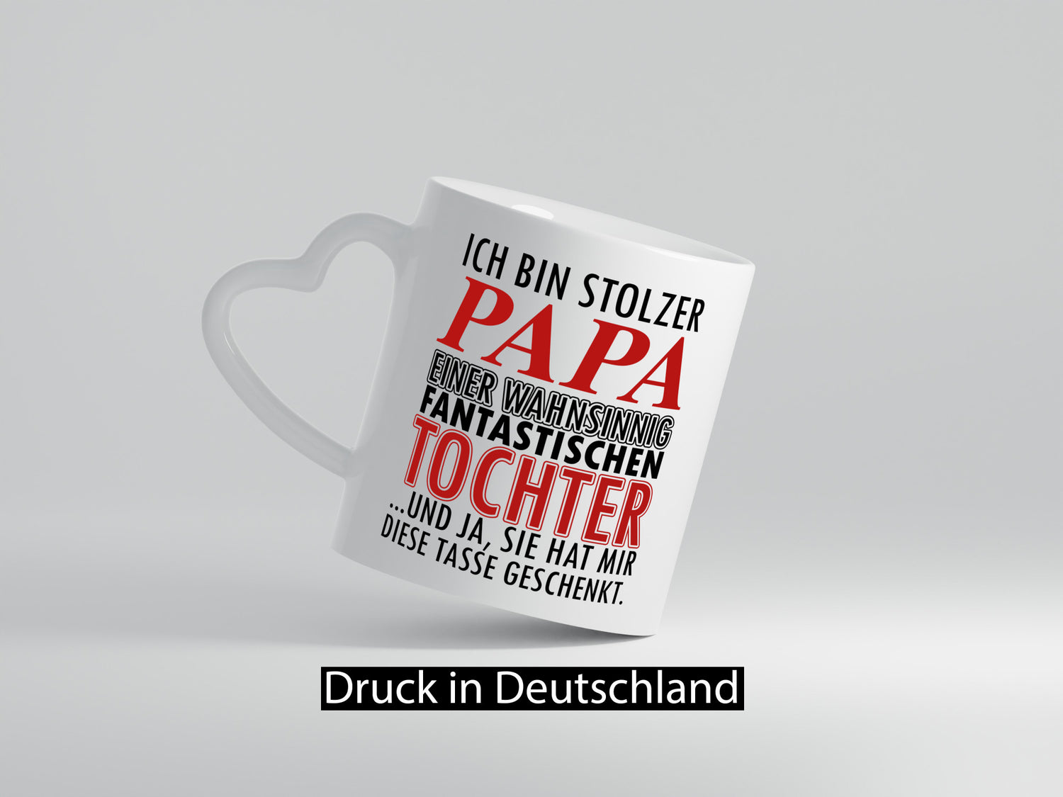 Stolzer Vater v2 lustiger Spruch Geschenk Familie Geschenkidee Tasse