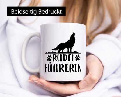 Rudelführerin | Frauen Tasse Hundebesitzerin Hund lustiger Spruch Geschenk