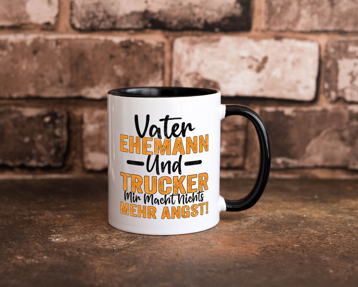 Vater Ehemann Trucker | Driver LKW Fahrer v2 Geschenk Familie Geschenkidee Tasse