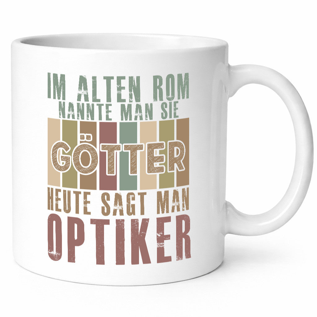 Heute sagt man: Optiker | Augenoptiker Geschenkidee Humor Tasse