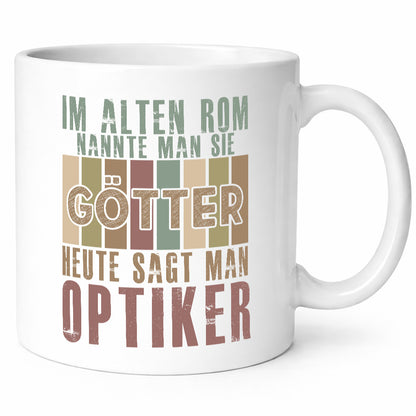 Heute sagt man: Optiker | Augenoptiker Geschenkidee Humor Tasse