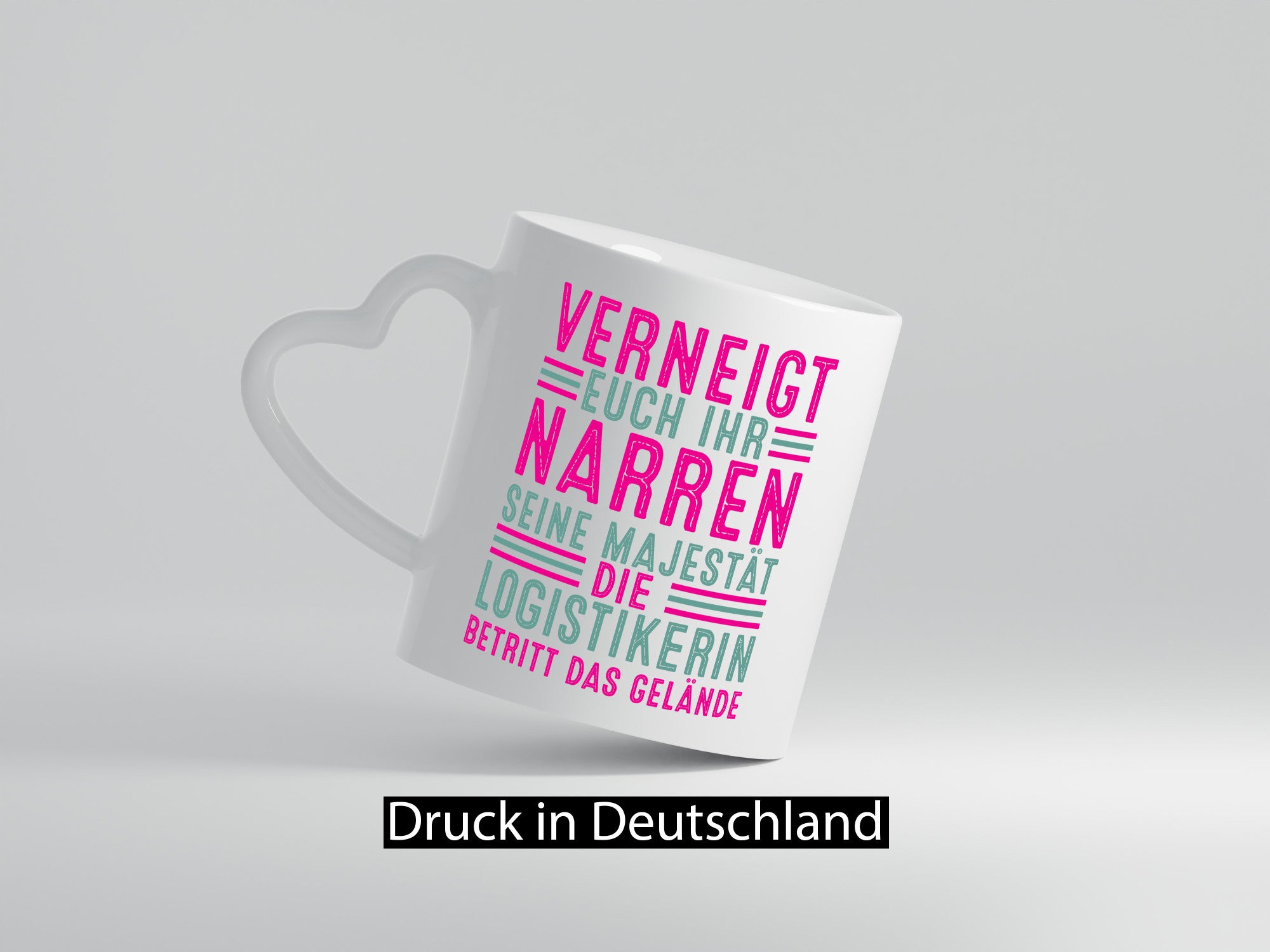 Verneigt euch: Logistikerin | Logistik Humor Geschenkidee Tasse