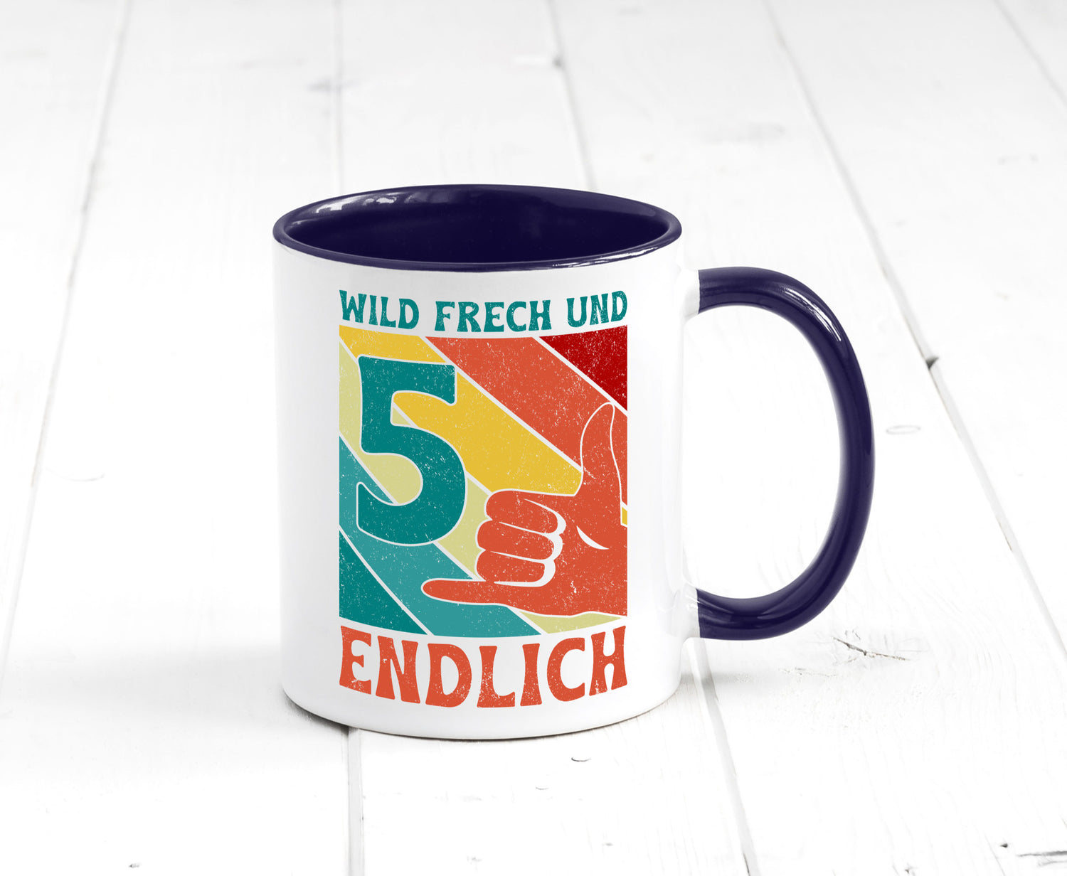 5. Geburtstag | 5 Jahre Wild und Frech Geschenk Geschenkidee lustiger Spruch