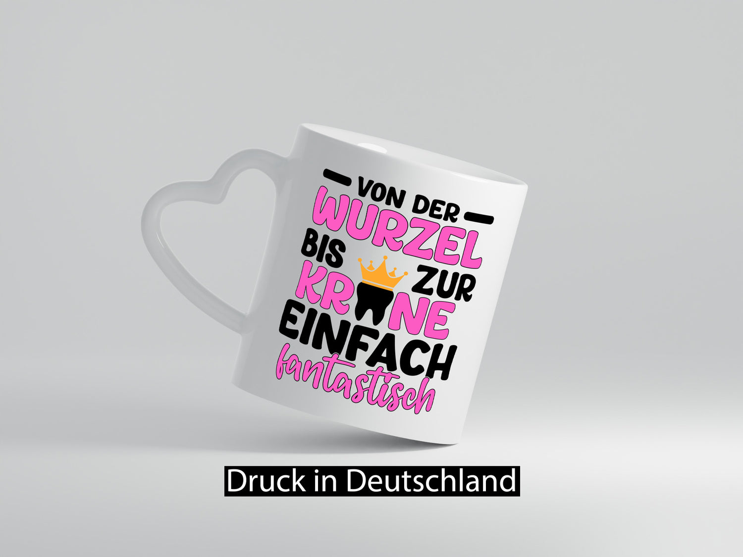 Von der Wurzel bis zur Krone | Zahnarzthelferin lustig Humor Geschenkidee