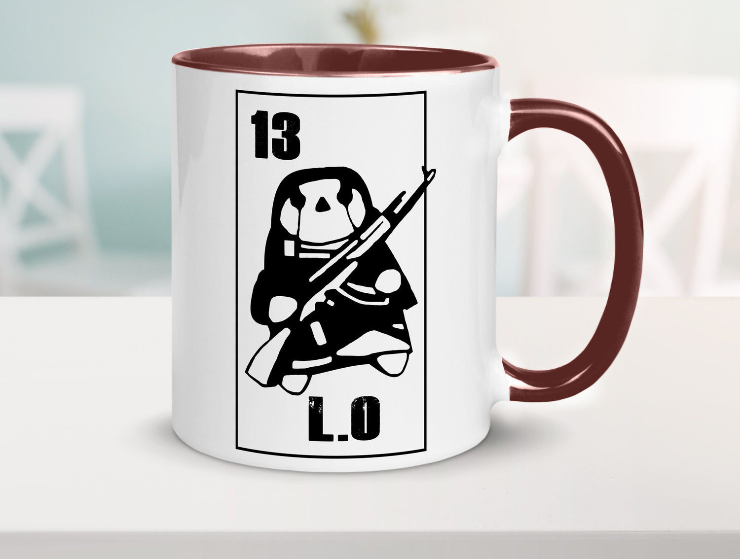 13 L.O lustiger Spruch Geschenk Humor Geschenkidee Tasse