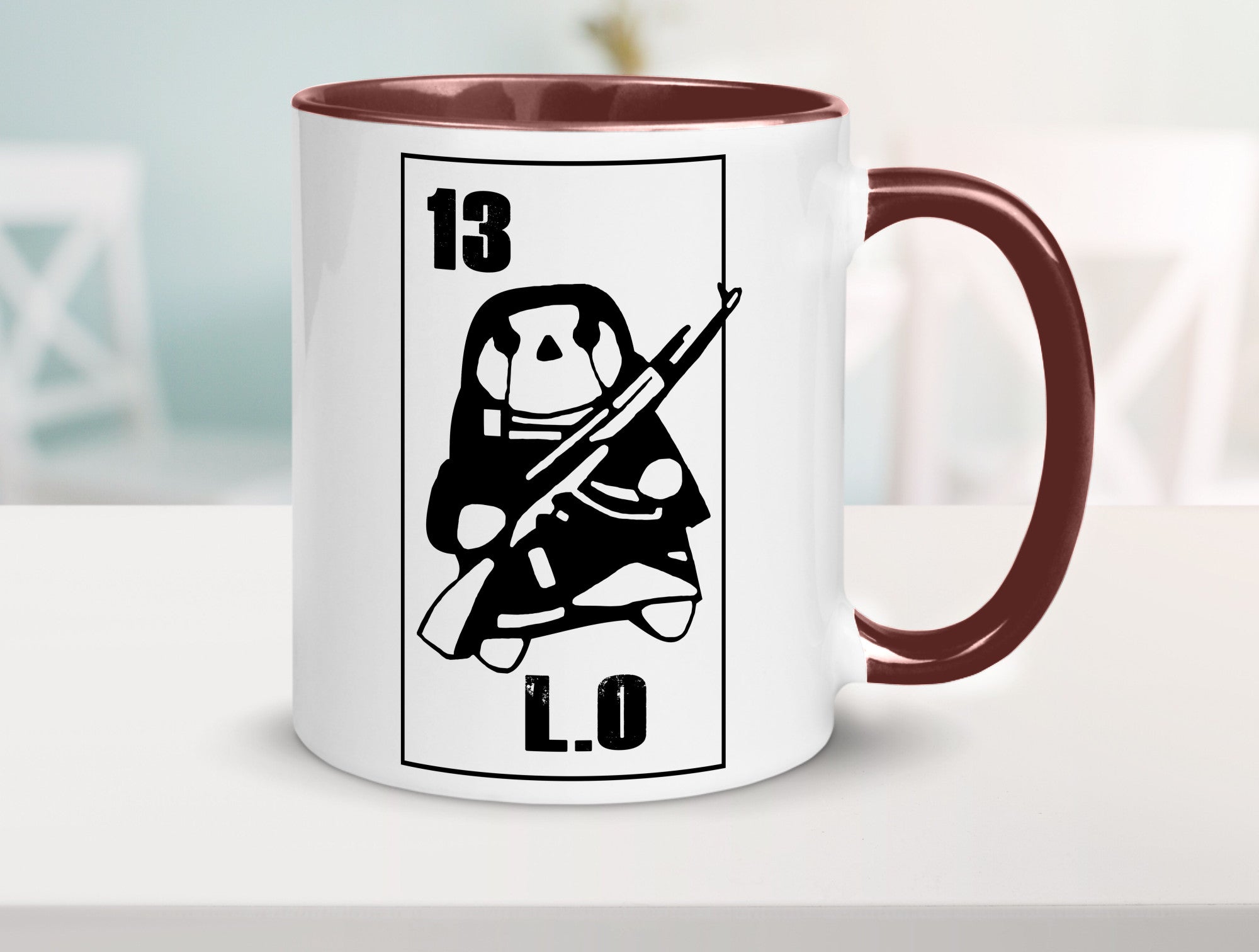 13 L.O lustiger Spruch Geschenk Humor Geschenkidee Tasse