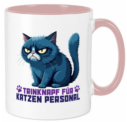 Katzen Personal | Katzenbesitzer Tasse Katze Humor vl8 Geschenkidee
