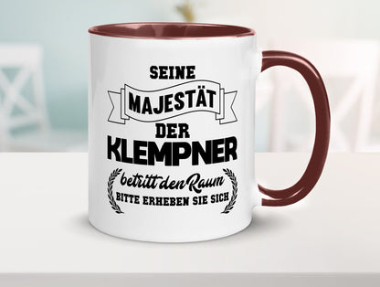 Der Klempner betritt den raum | Geschenk Humor Geschenkidee lustiger Spruch