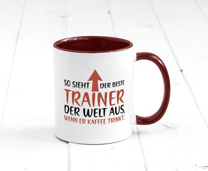 So sieht Bester Trainer der Welt aus | Kaffee Humor Geschenkidee Tasse