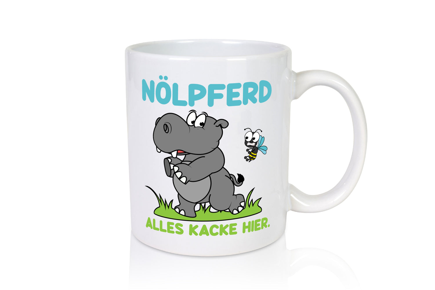 Nöppferd alles Kacke hier | Nielpfer Biene Geschenk Humor Geschenkidee lustiger