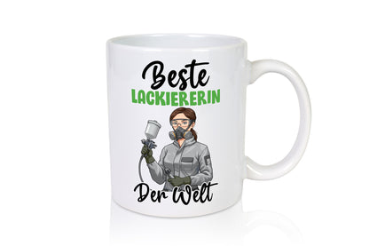 Beste Lackiererin | lackieren v2 Humor Geschenkidee Tasse