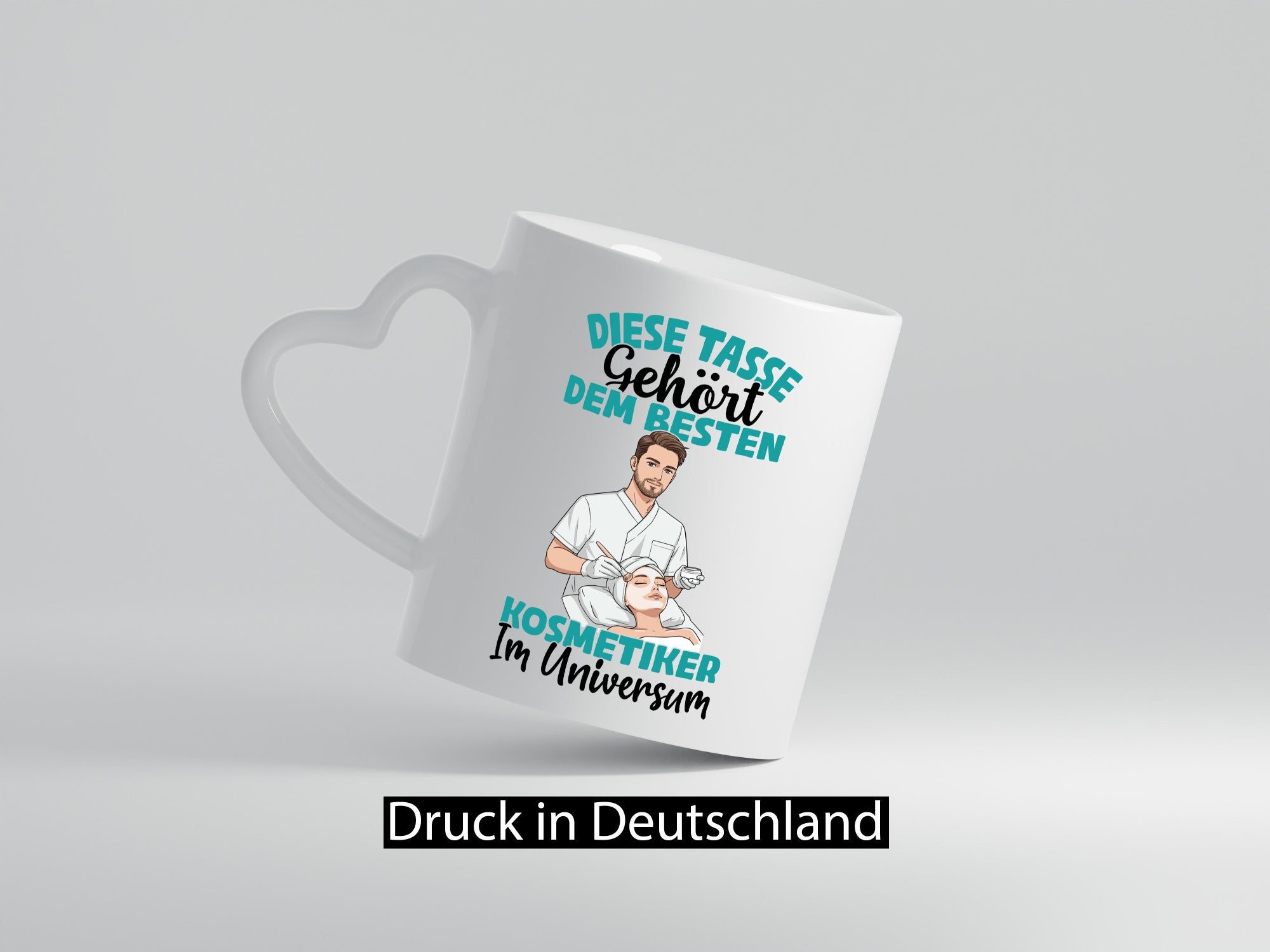 Im Universum: Kosmetiker | Kosmetik Stylist Geschenkidee Humor Tasse