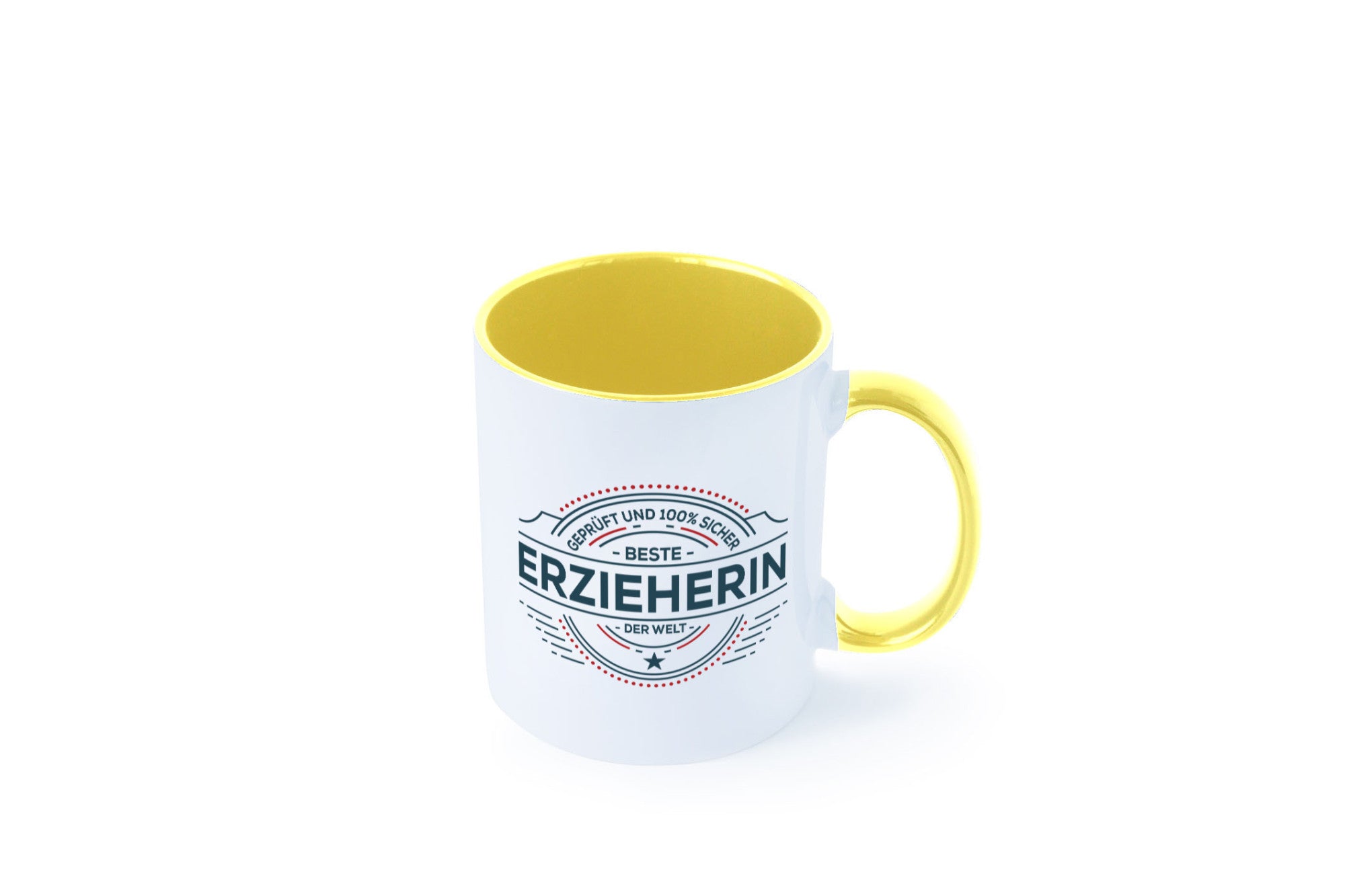 Geprüft und sicher: Erzieherin | Pädagogin Schule Geschenk Humor Geschenkidee