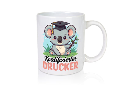Koalifizierter Drucker | Druckerei Print Medien v2 Geschenk Humor Geschenkidee