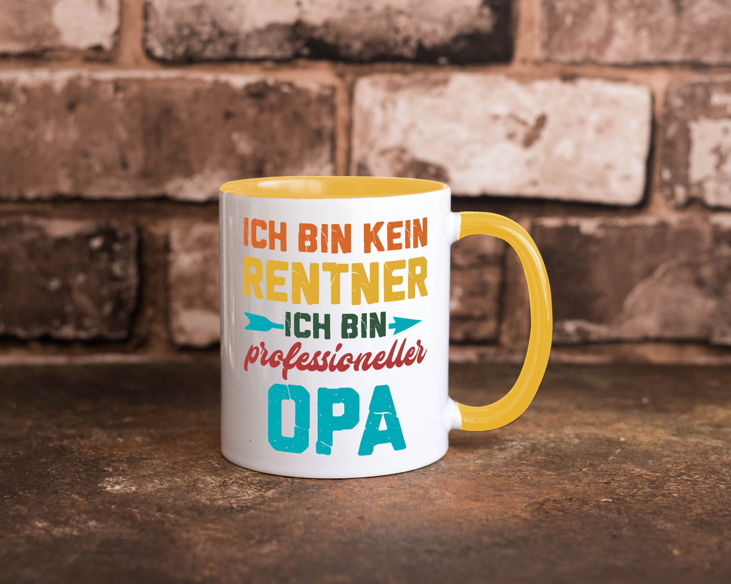 Ich bin Professioneller Opa | Rentner Großvater Geschenkidee Familie Humor Tasse