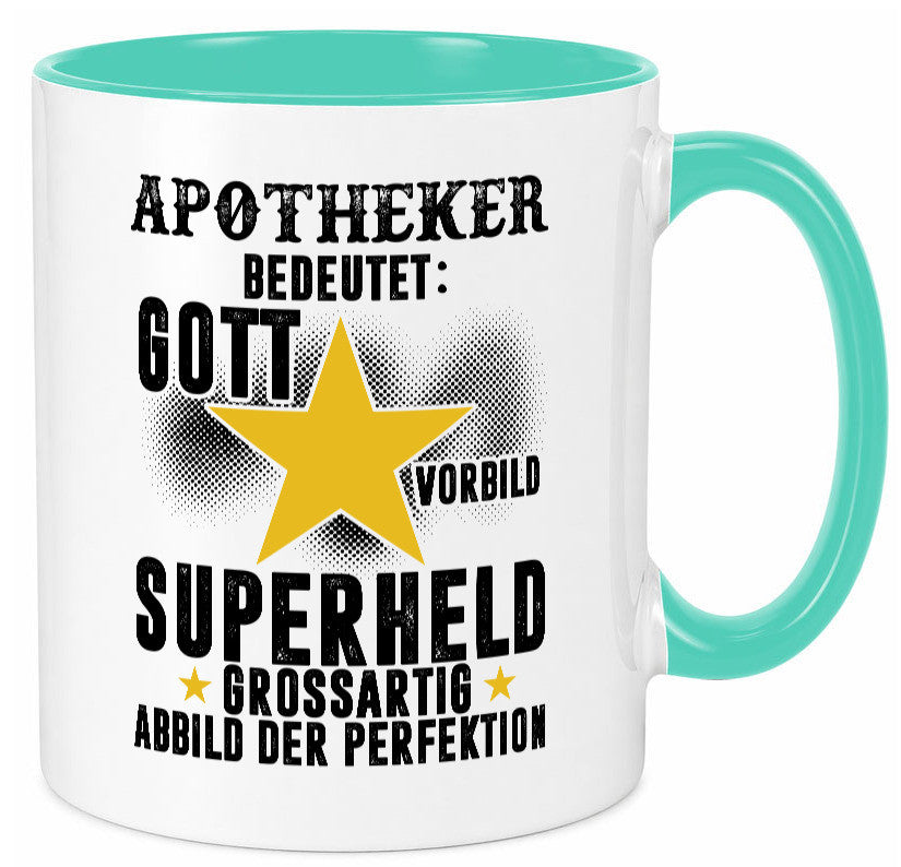 Bedeutung von Apotheker | Apotheke Pharmazie Humor Geschenkidee Tasse
