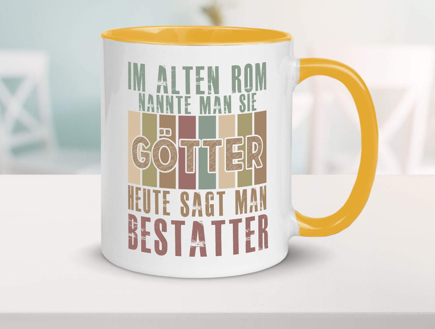 Heute sagt man: Bestatter | Bestattung Totengräber Geschenk Humor Geschenkidee