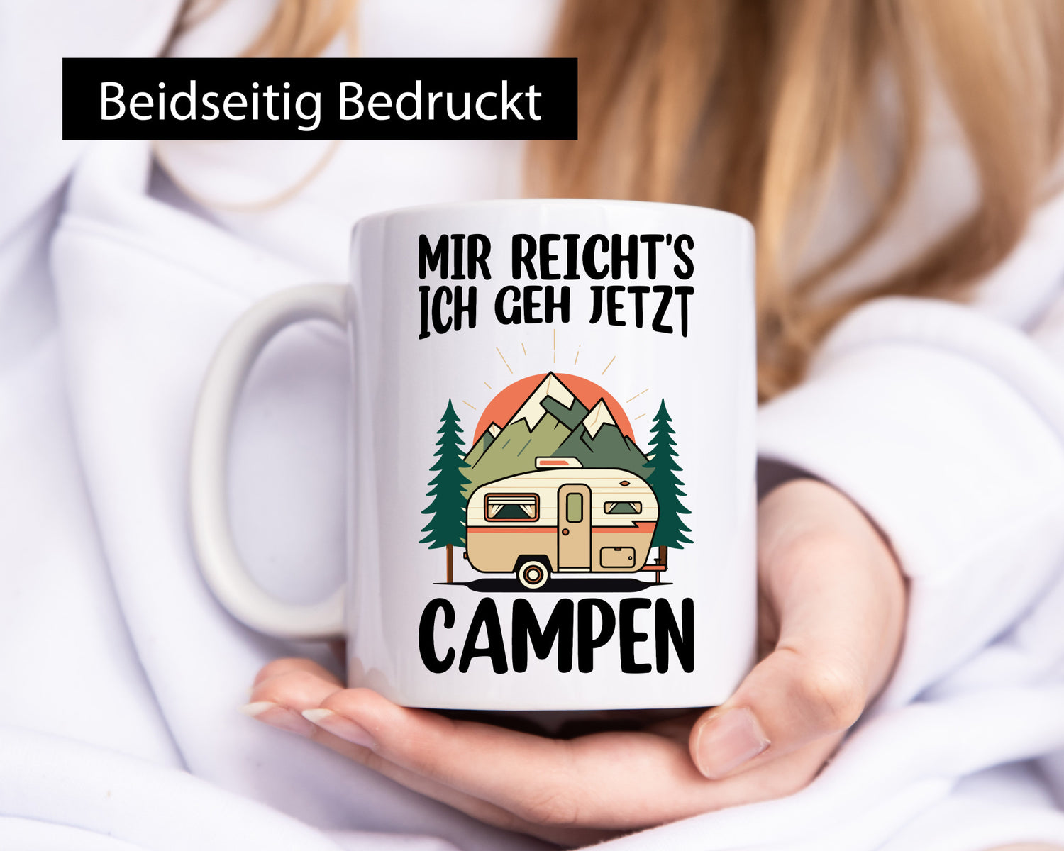 Mir reichts ich geh jetzt Campen | Wohnwagen Camper v2 Humor Geschenkidee Tasse
