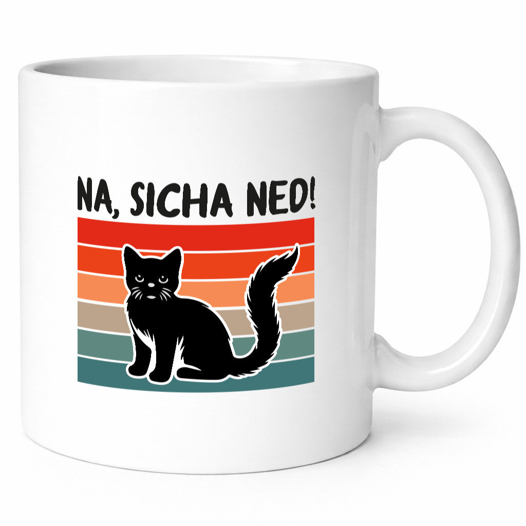 Na sicher ned | Katze Faule Katzenliebhaber Geschenk Tierliebhaber Humor