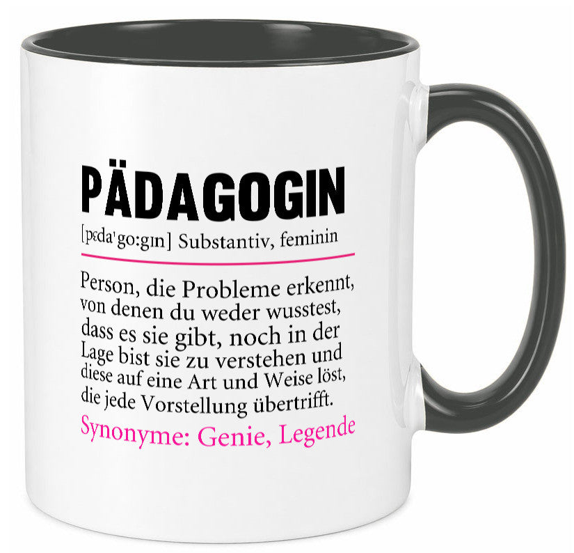 Pädagogin | Spruch lustig Humor Pädagogik v2 Geschenk Geschenkidee lustiger