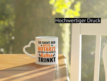 Kaffee trinkt: Notarzt | Arzt lustig Humor Geschenkidee Geschenk Tasse