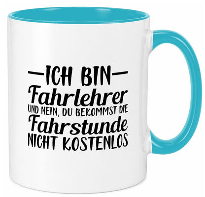 Fahrstunde | Fahrlehrer Tasse fahren Fahrschüler Humor Geschenkidee