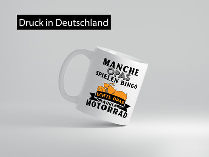 Opas spielen Bingo, echte fahren Motorrad | lustiger Spruch Geschenk Familie