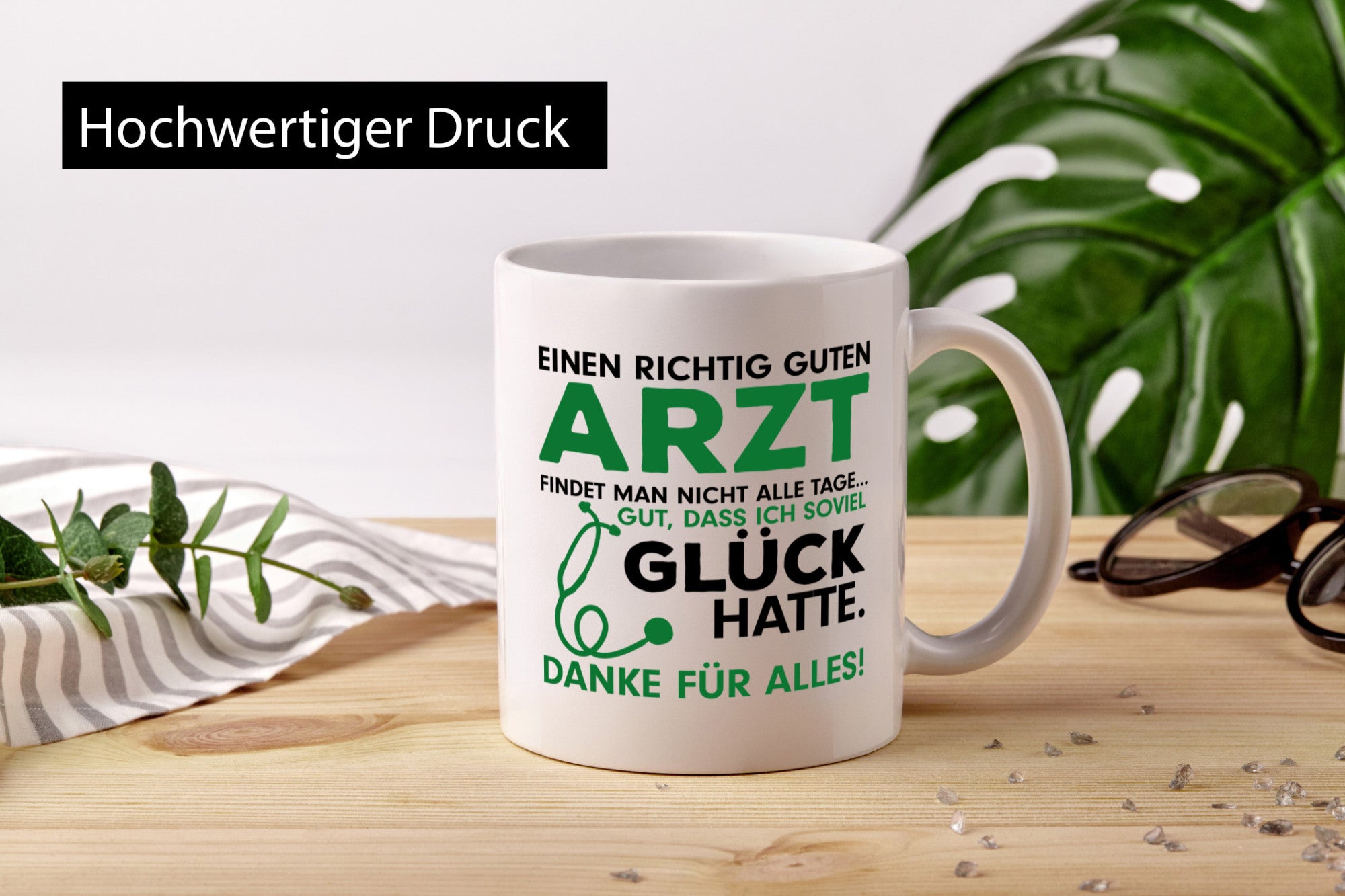 Richtig guter Arzt | Dankeschön Tasse Ärzte Spruch Geschenk Humor Geschenkidee