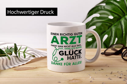 Richtig guter Arzt | Dankeschön Tasse Ärzte Spruch Geschenk Humor Geschenkidee