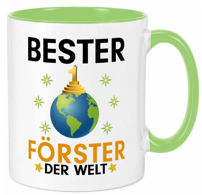 Welt Bester Förster | Forst Arbeit Geschenk Kollegen Büro lustiger Spruch Tasse
