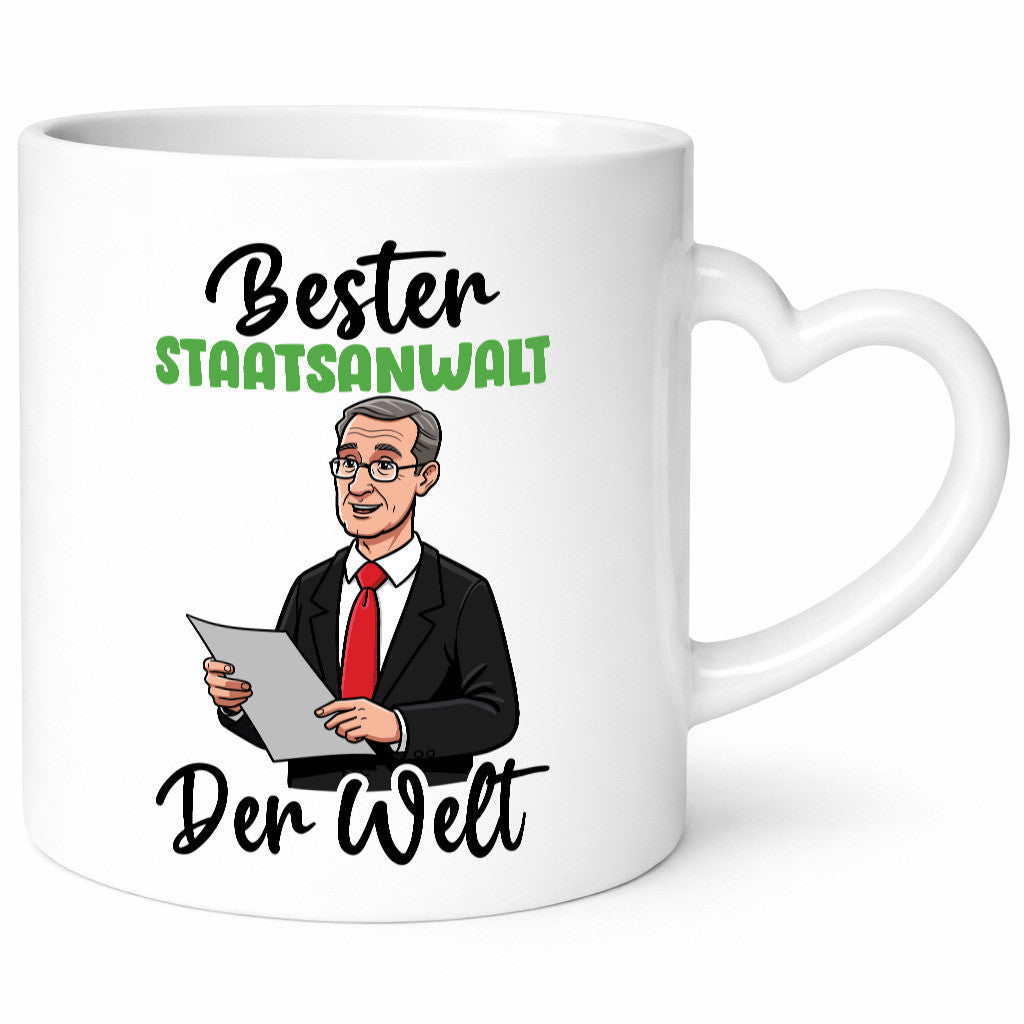 Bester Staatsanwalt | Anwalt Jurist v2 Geschenkidee Humor Tasse