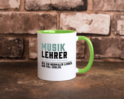 Musiklehrer | Lehrer Unterricht Lieblingslehrer Geschenkidee Humor Tasse