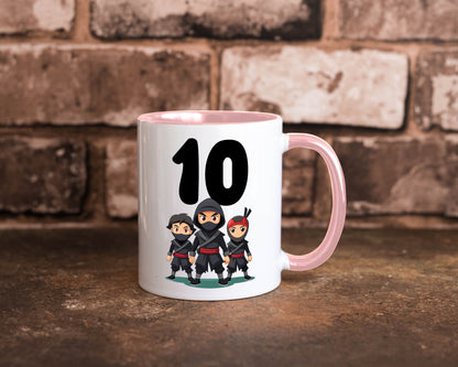 10. Geburtstag | 10 Jahre Ninja Humor Geschenkidee Tasse