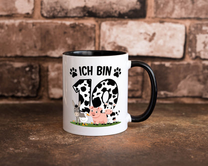10 Geburtstag | Jahre Farmer Kind lustiger Spruch Geschenk Geschenkidee Tasse