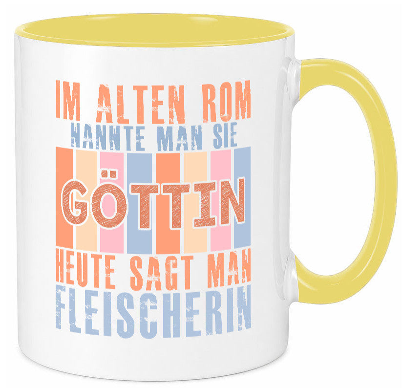 Heute sagt man: Fleischerin | Schlachterei lustig Humor Geschenkidee Geschenk