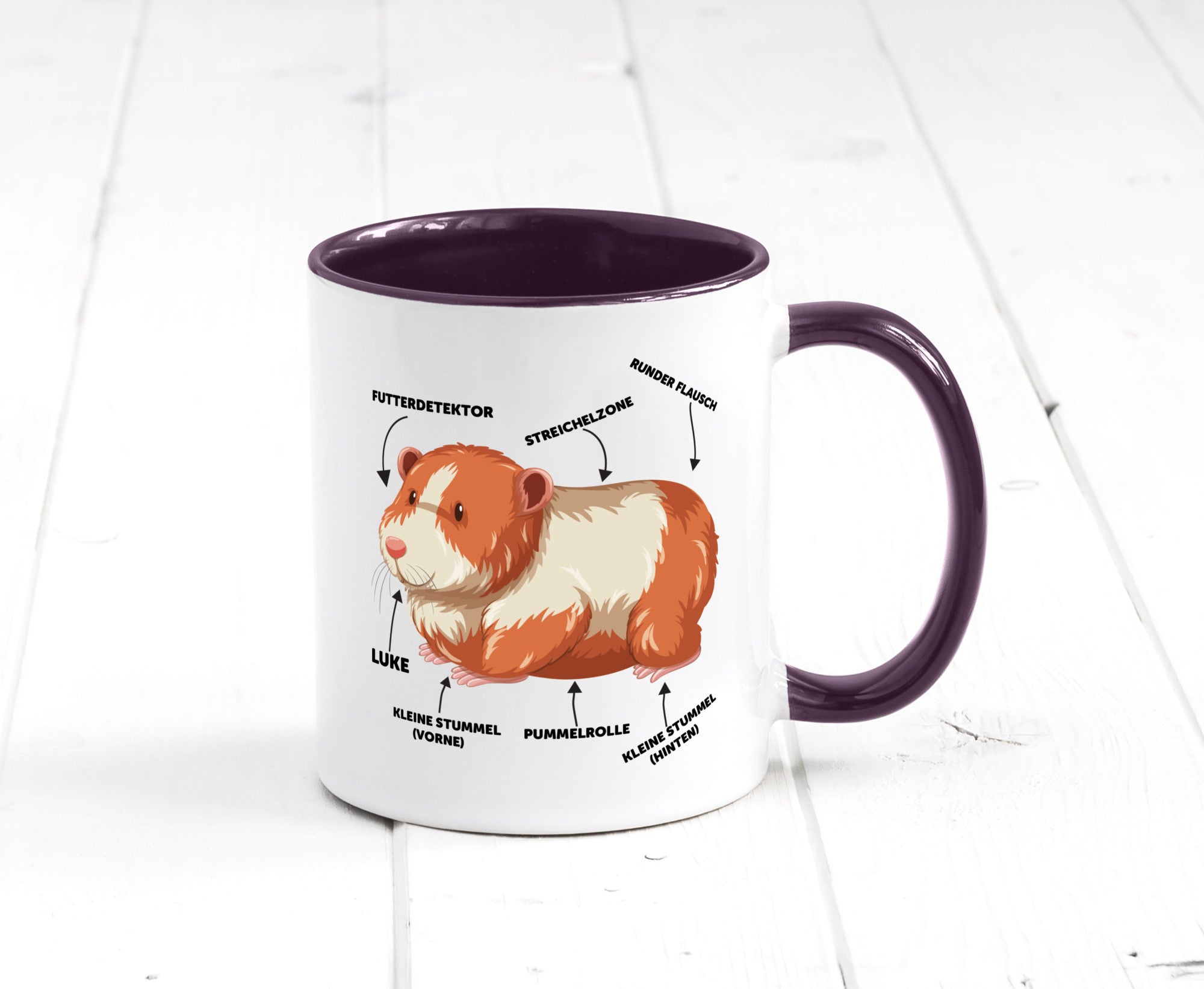 Meerschwein Geschenkidee Humor Tasse