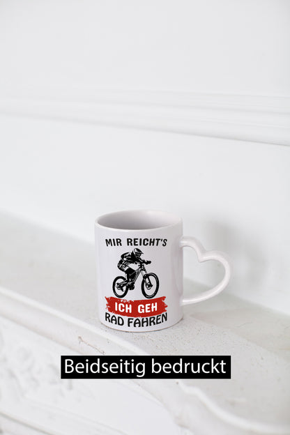 Ich geh Rad fahren | Radler Tasse Fahrradfahrer Humor Geschenkidee