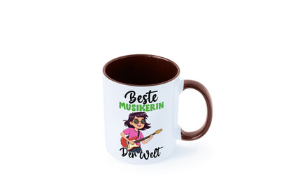 Beste Musikerin | Musik Musikantin v2 Geschenkidee Humor Tasse