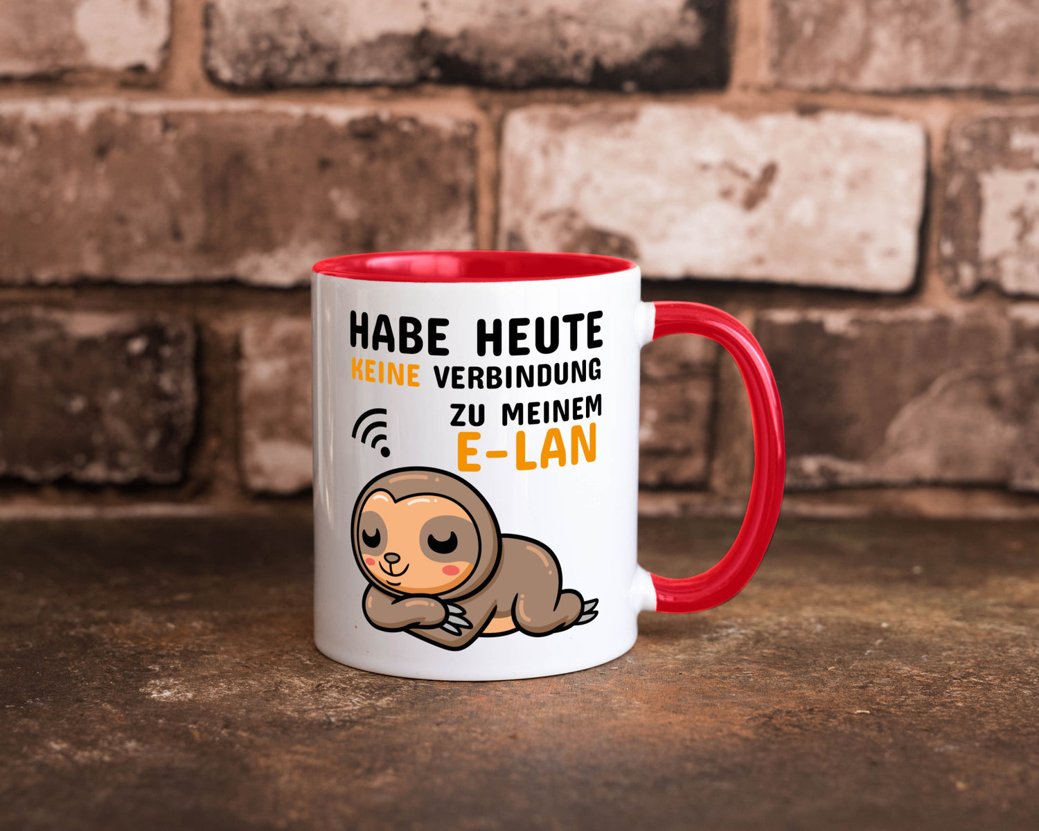 Keine Verbindung lustig Humor Geschenkidee Geschenk Tasse