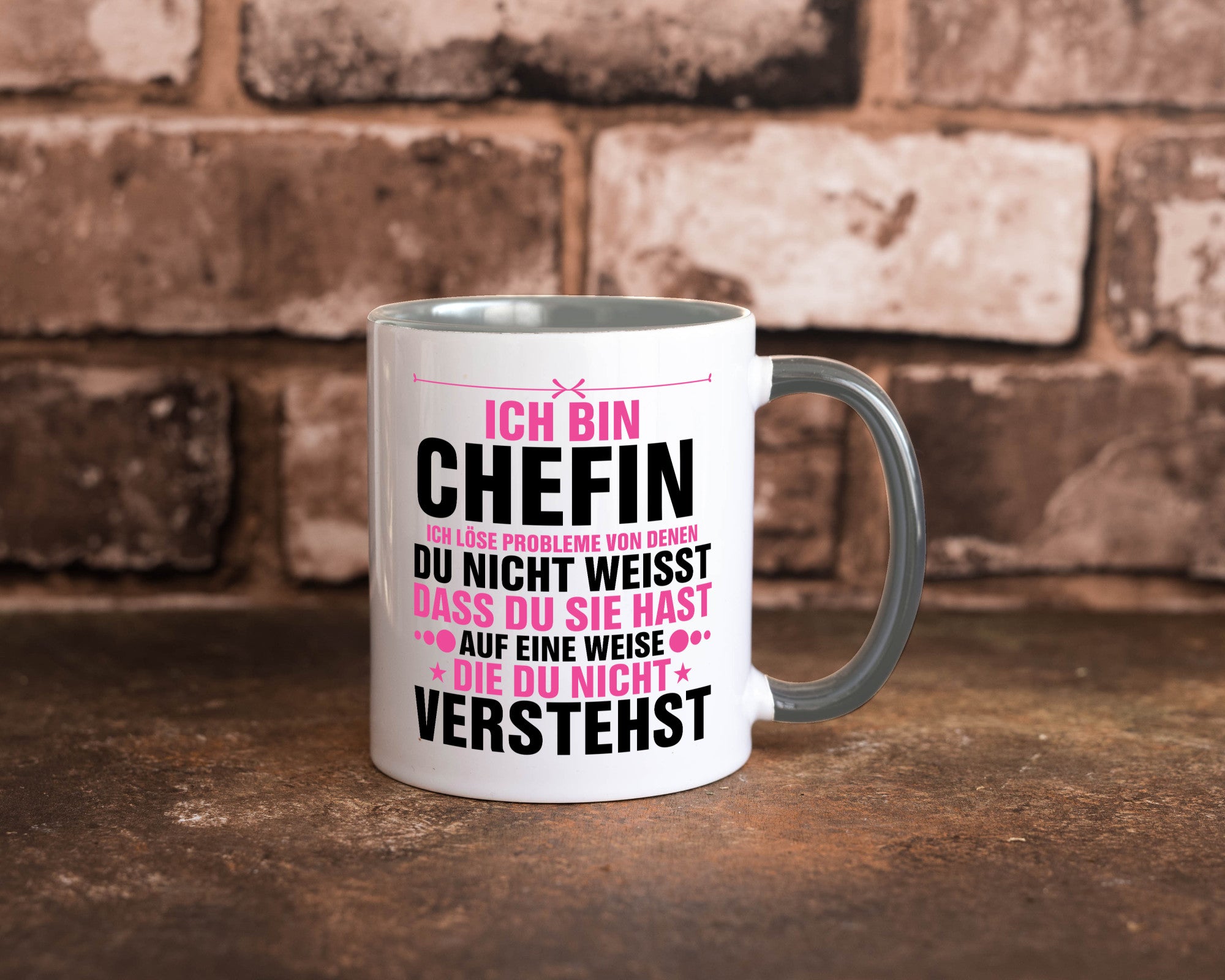 Löse Probleme: Chefin | Führungskraft Vorgesetzte lustiger Spruch Geschenk