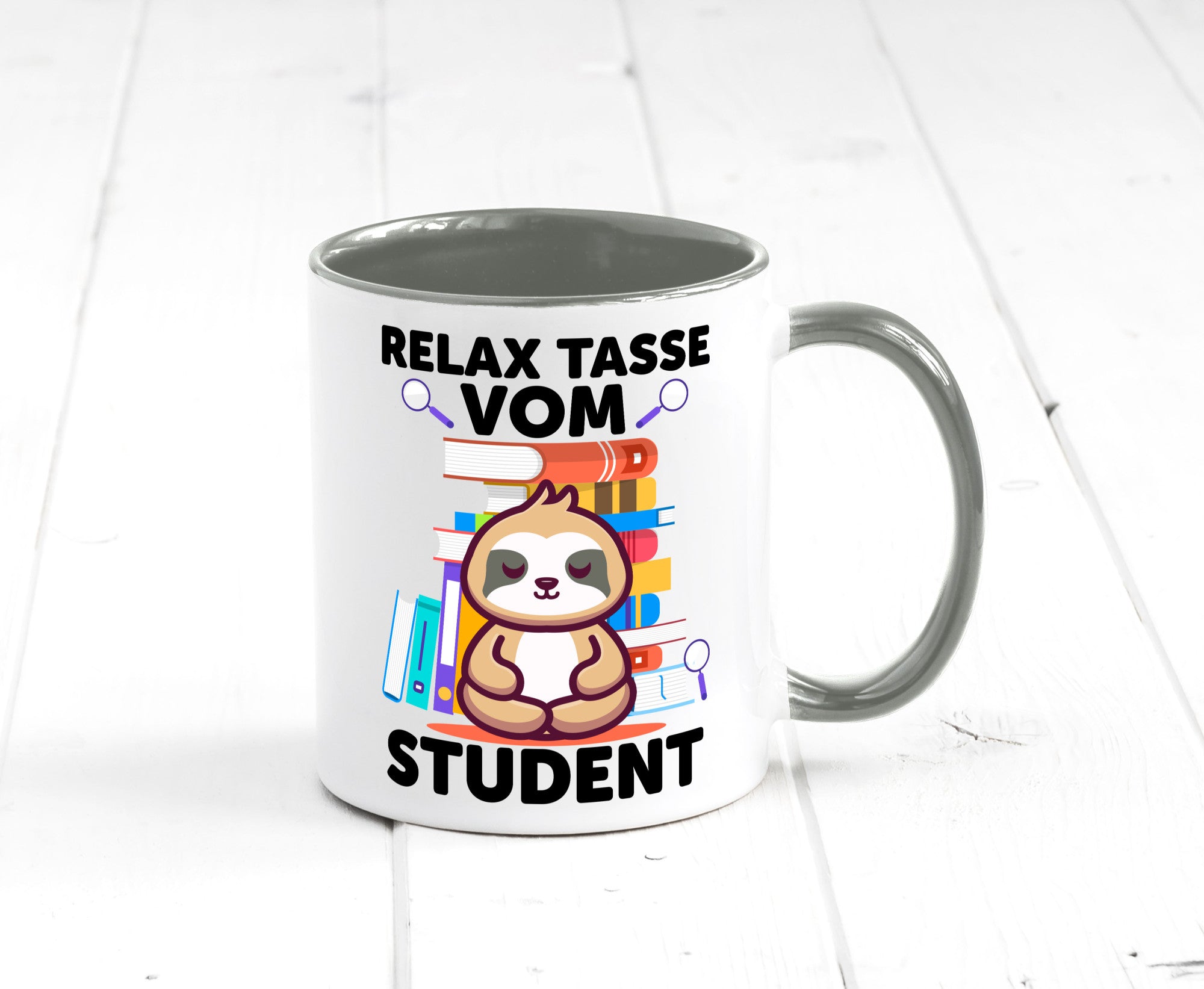 Relax Tasse: Student | Universität Uni Studium lustiger Spruch Geschenk Humor