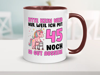 45. Geburtstag | 45 Jahre Mit noch so gut aussehen Geschenk Geschenkidee